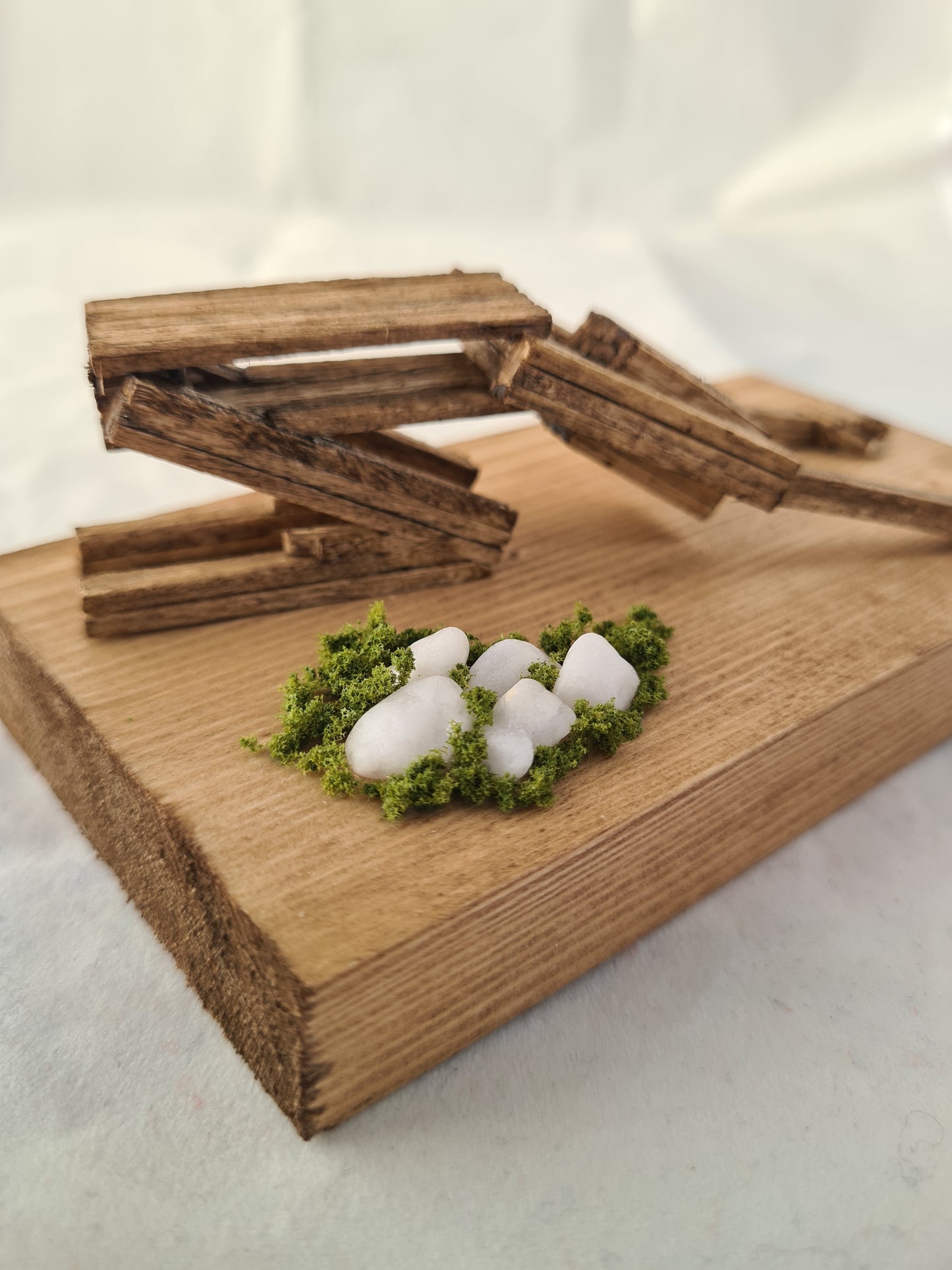 Childs Pose - Handcrafted Wooden Matchstick Figures - Gifts, Ornaments and Decor By Tiggidy Designs