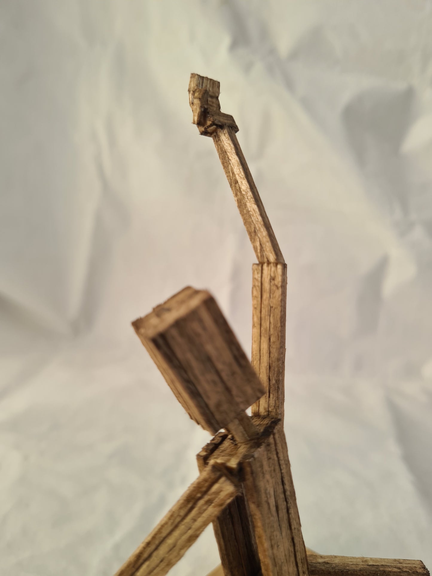 Warrior Pose Two - Handcrafted Wooden Matchstick Figures - Gifts, Ornaments and Decor By Tiggidy Designs