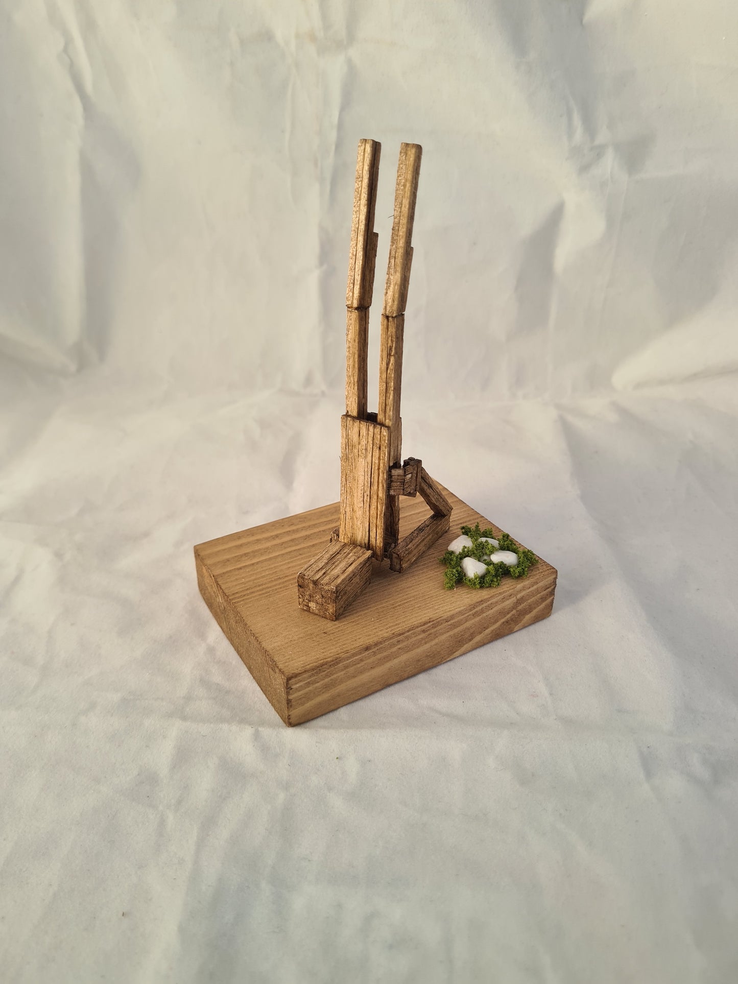 Shoulder Stand - Handcrafted Wooden Matchstick Figures - Gifts, Ornaments and Decor By Tiggidy Designs