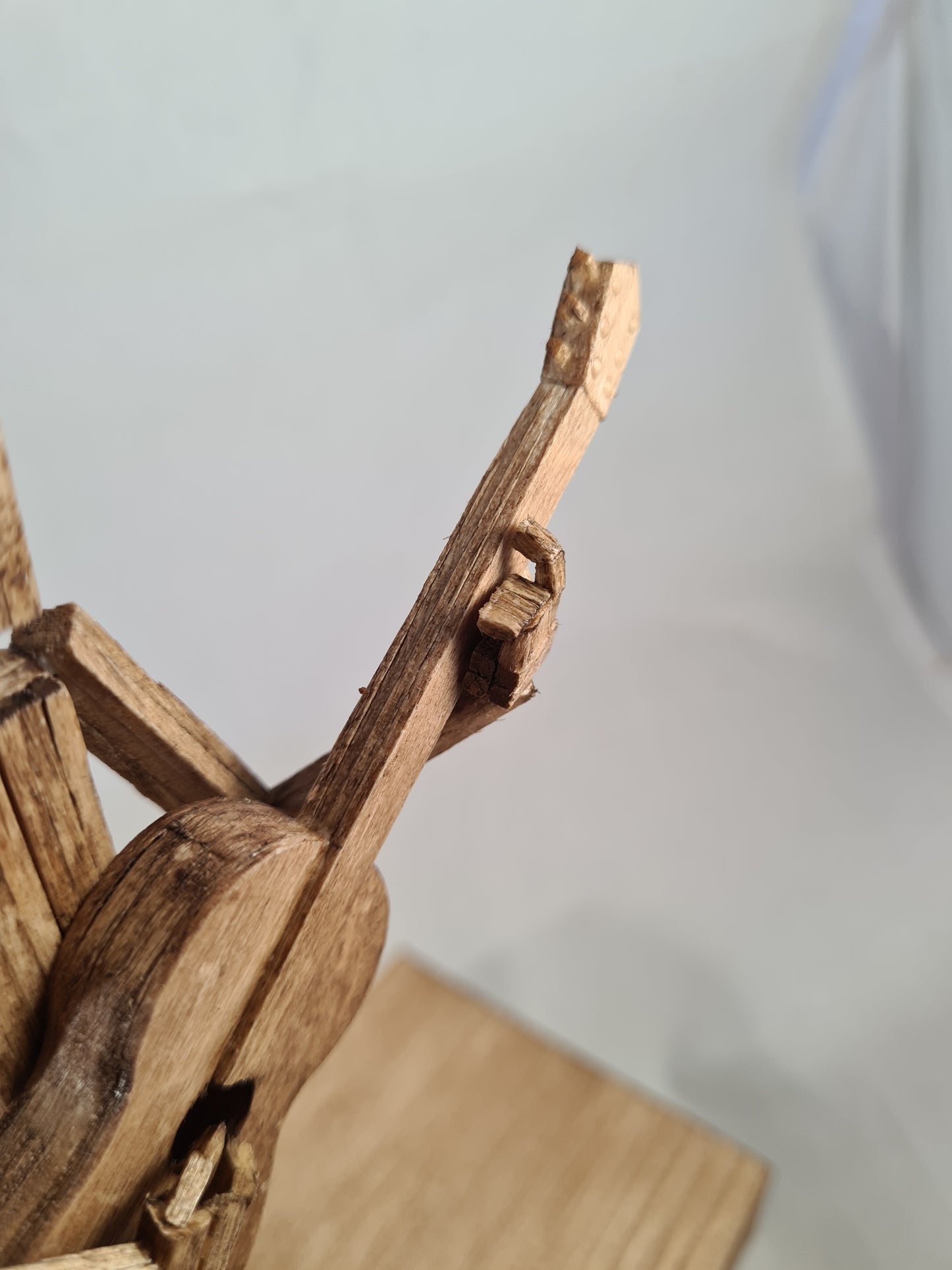 Another Acoustic Guitar Jam Session - Handcrafted Wooden Matchstick Figures - Gifts, Ornaments and Decor By Tiggidy Designs