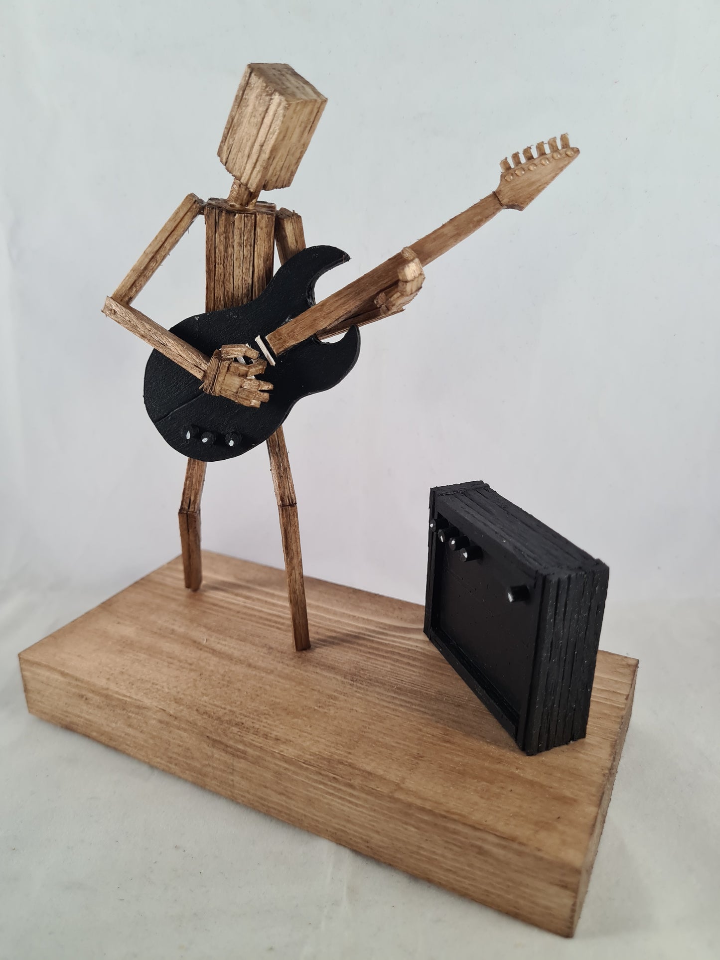 Ready To Rock! - Handcrafted Wooden Matchstick Figures - Gifts, Ornaments and Decor By Tiggidy Designs