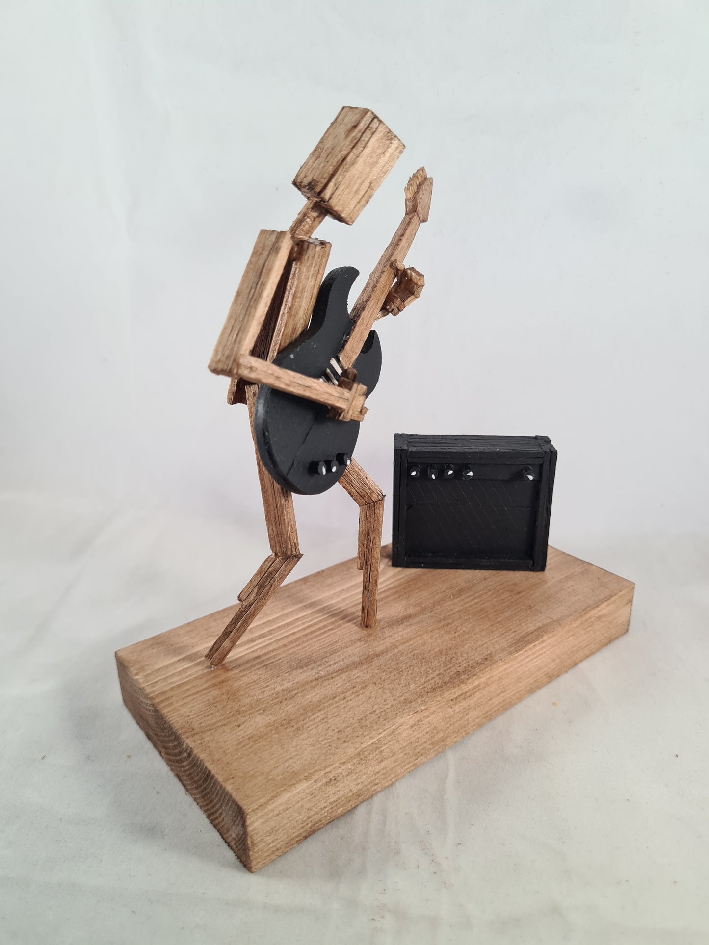 Ready To Rock! - Handcrafted Wooden Matchstick Figures - Gifts, Ornaments and Decor By Tiggidy Designs