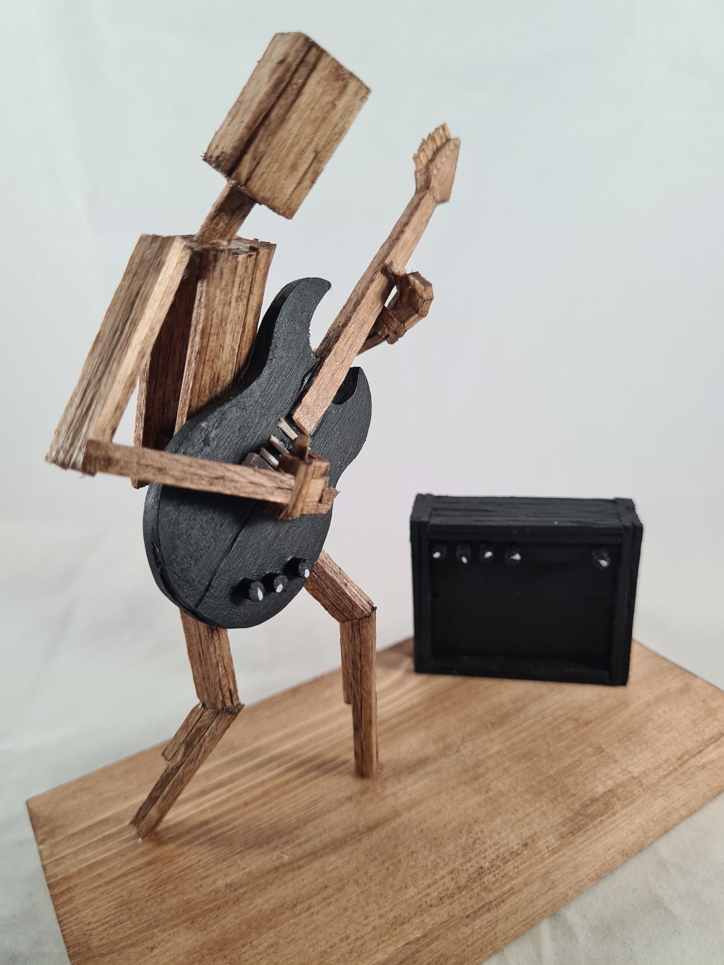Ready To Rock! - Handcrafted Wooden Matchstick Figures - Gifts, Ornaments and Decor By Tiggidy Designs