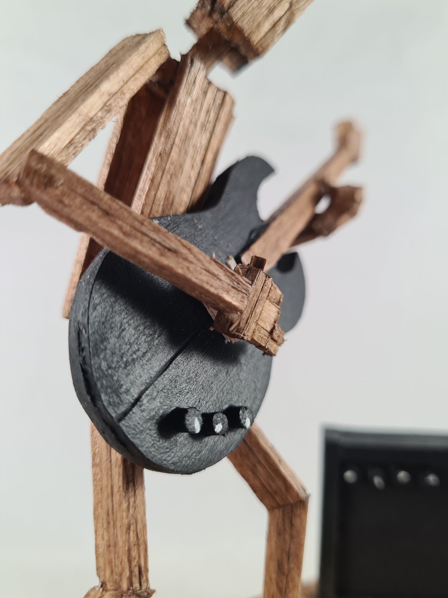 Ready To Rock! - Handcrafted Wooden Matchstick Figures - Gifts, Ornaments and Decor By Tiggidy Designs