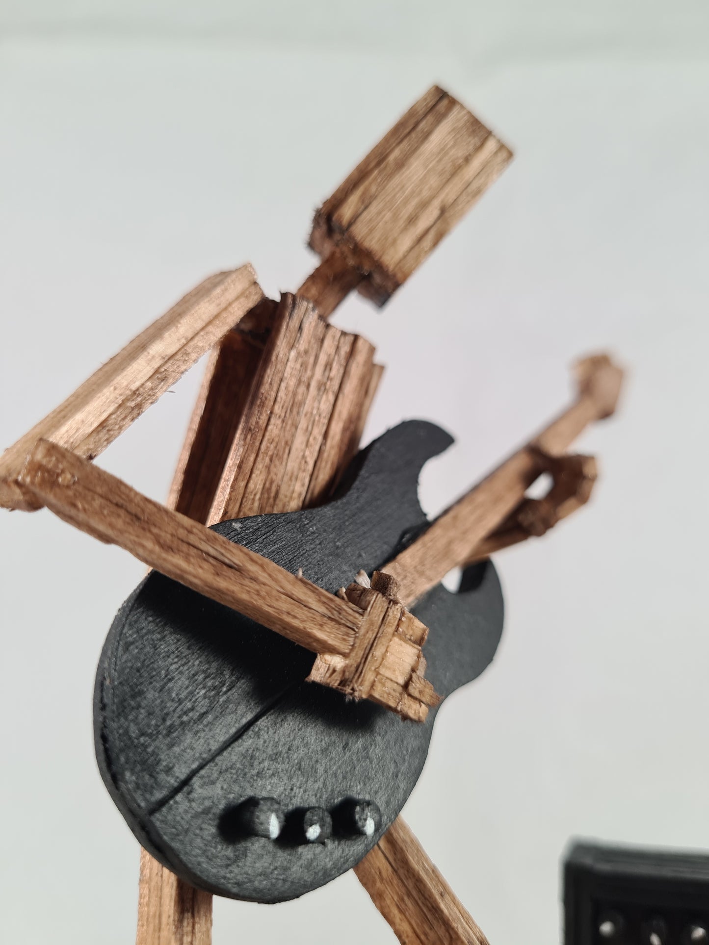 Ready To Rock! - Handcrafted Wooden Matchstick Figures - Gifts, Ornaments and Decor By Tiggidy Designs