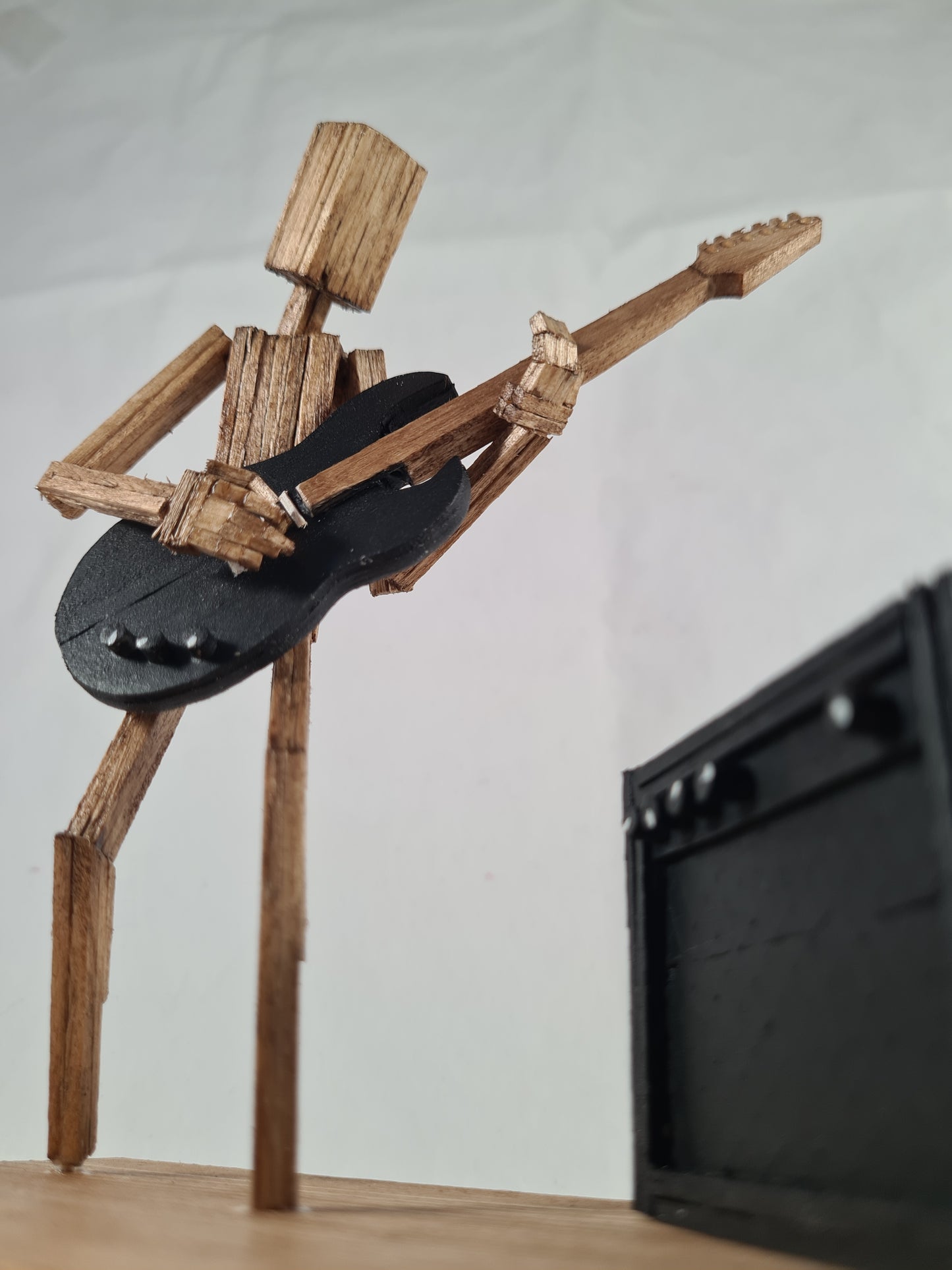 Ready To Rock! - Handcrafted Wooden Matchstick Figures - Gifts, Ornaments and Decor By Tiggidy Designs