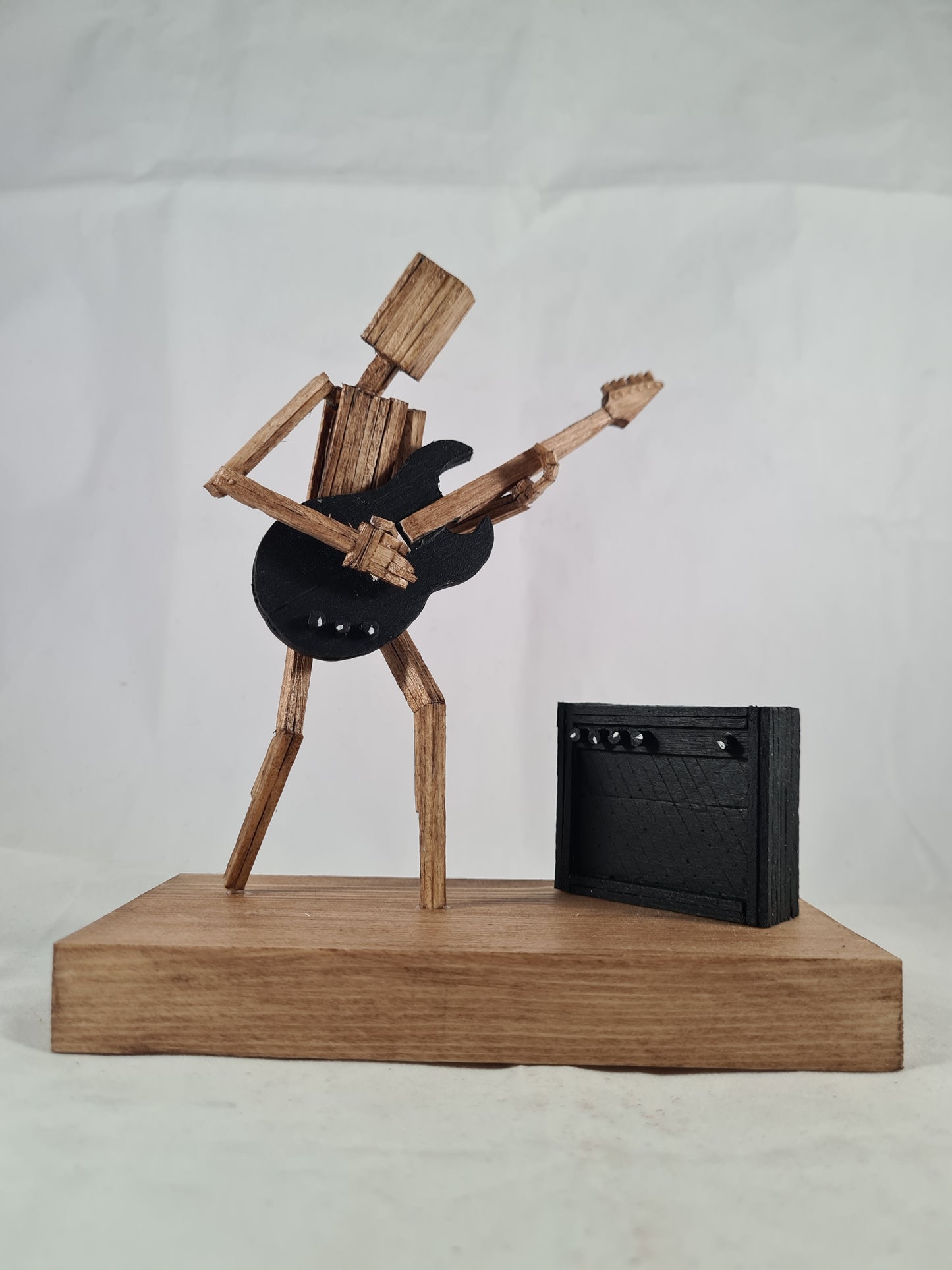 Ready To Rock! - Handcrafted Wooden Matchstick Figures - Gifts, Ornaments and Decor By Tiggidy Designs