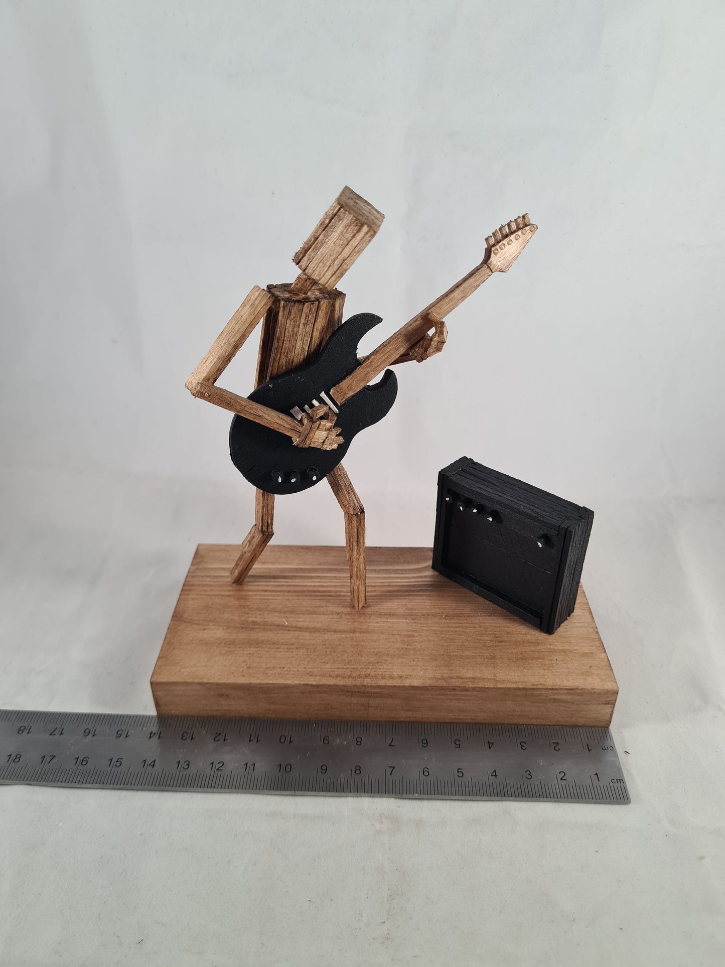 Ready To Rock! - Handcrafted Wooden Matchstick Figures - Gifts, Ornaments and Decor By Tiggidy Designs