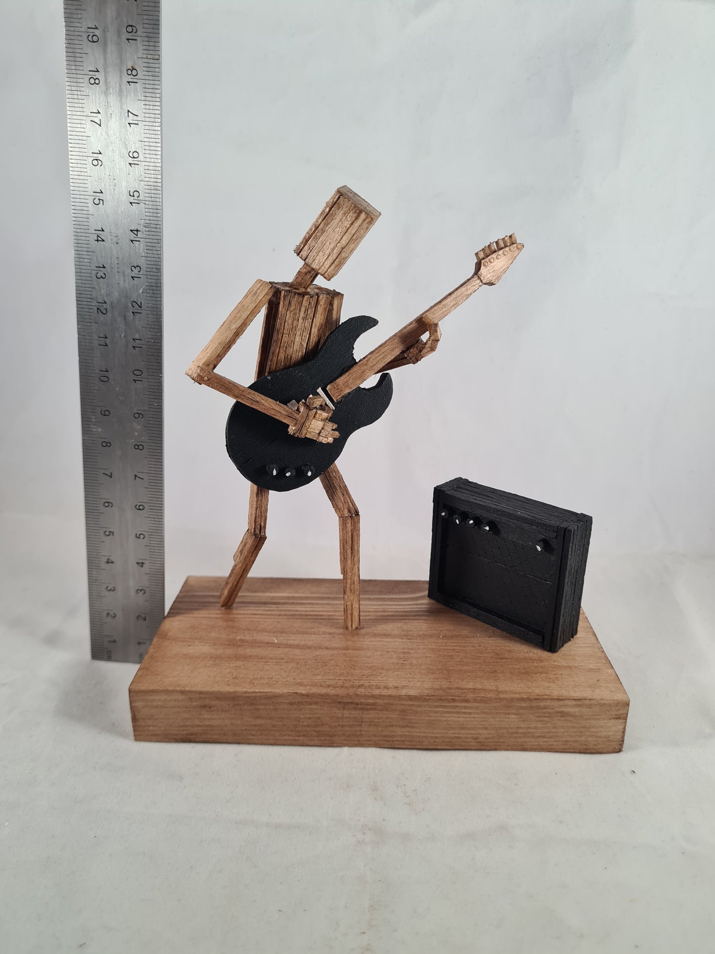 Ready To Rock! - Handcrafted Wooden Matchstick Figures - Gifts, Ornaments and Decor By Tiggidy Designs