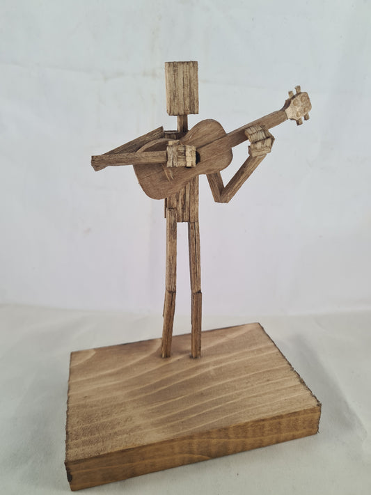 You can Ukulele too! - Handcrafted Wooden Matchstick Figures - Gifts, Ornaments and Decor By Tiggidy Designs
