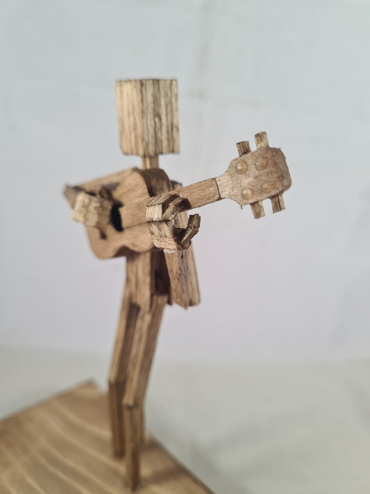 You can Ukulele too! - Handcrafted Wooden Matchstick Figures - Gifts, Ornaments and Decor By Tiggidy Designs
