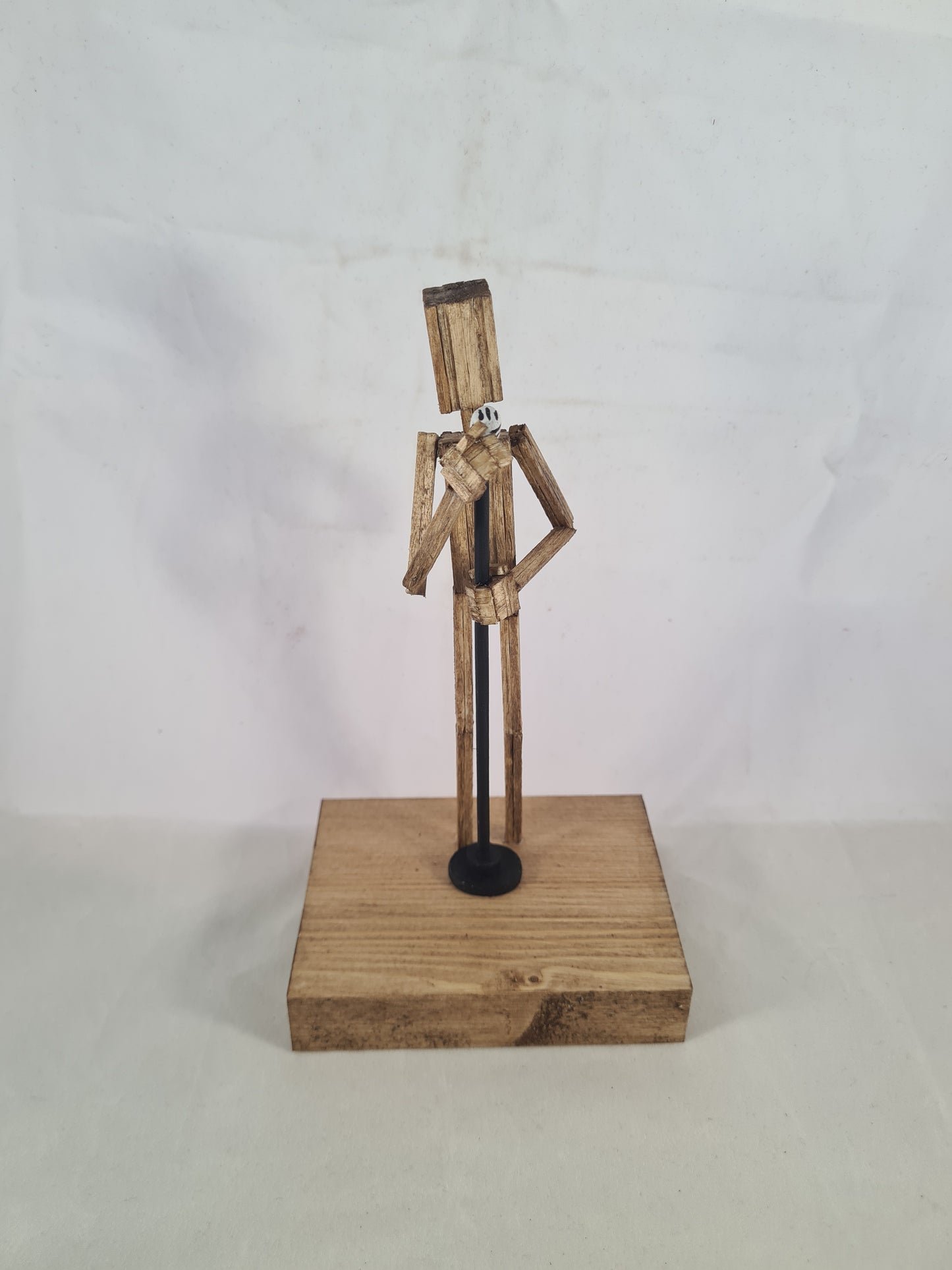 Tigman On The Mic! - Handcrafted Wooden Matchstick Figures - Gifts, Ornaments and Decor By Tiggidy Designs