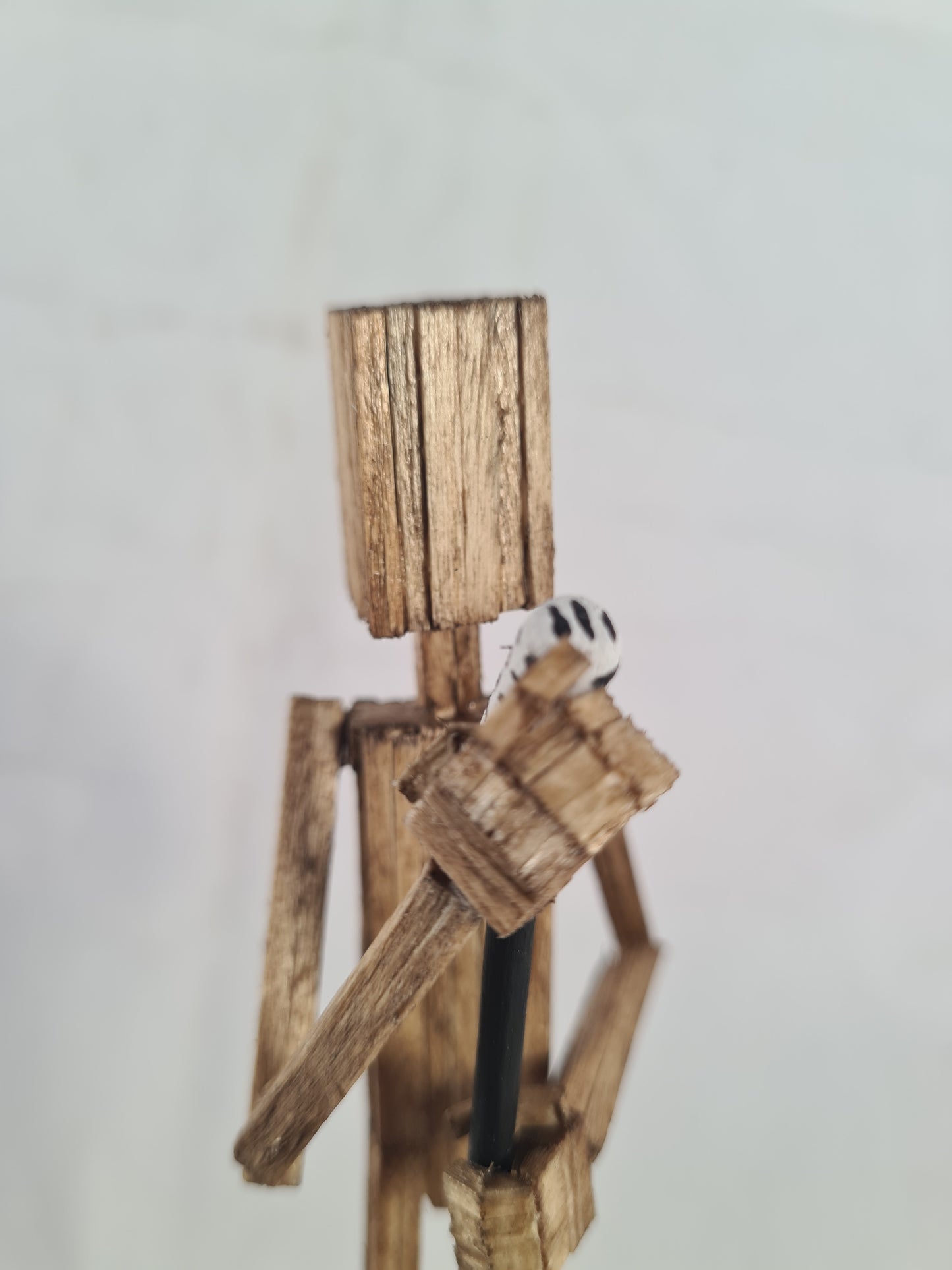 Tigman On The Mic! - Handcrafted Wooden Matchstick Figures - Gifts, Ornaments and Decor By Tiggidy Designs