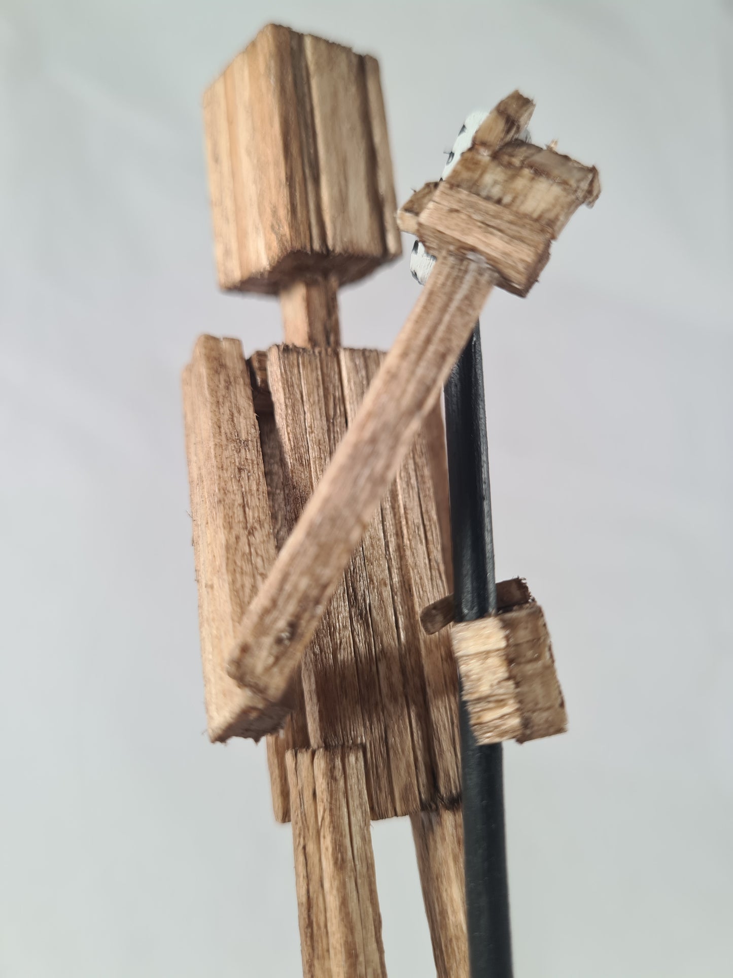 Tigman On The Mic! - Handcrafted Wooden Matchstick Figures - Gifts, Ornaments and Decor By Tiggidy Designs