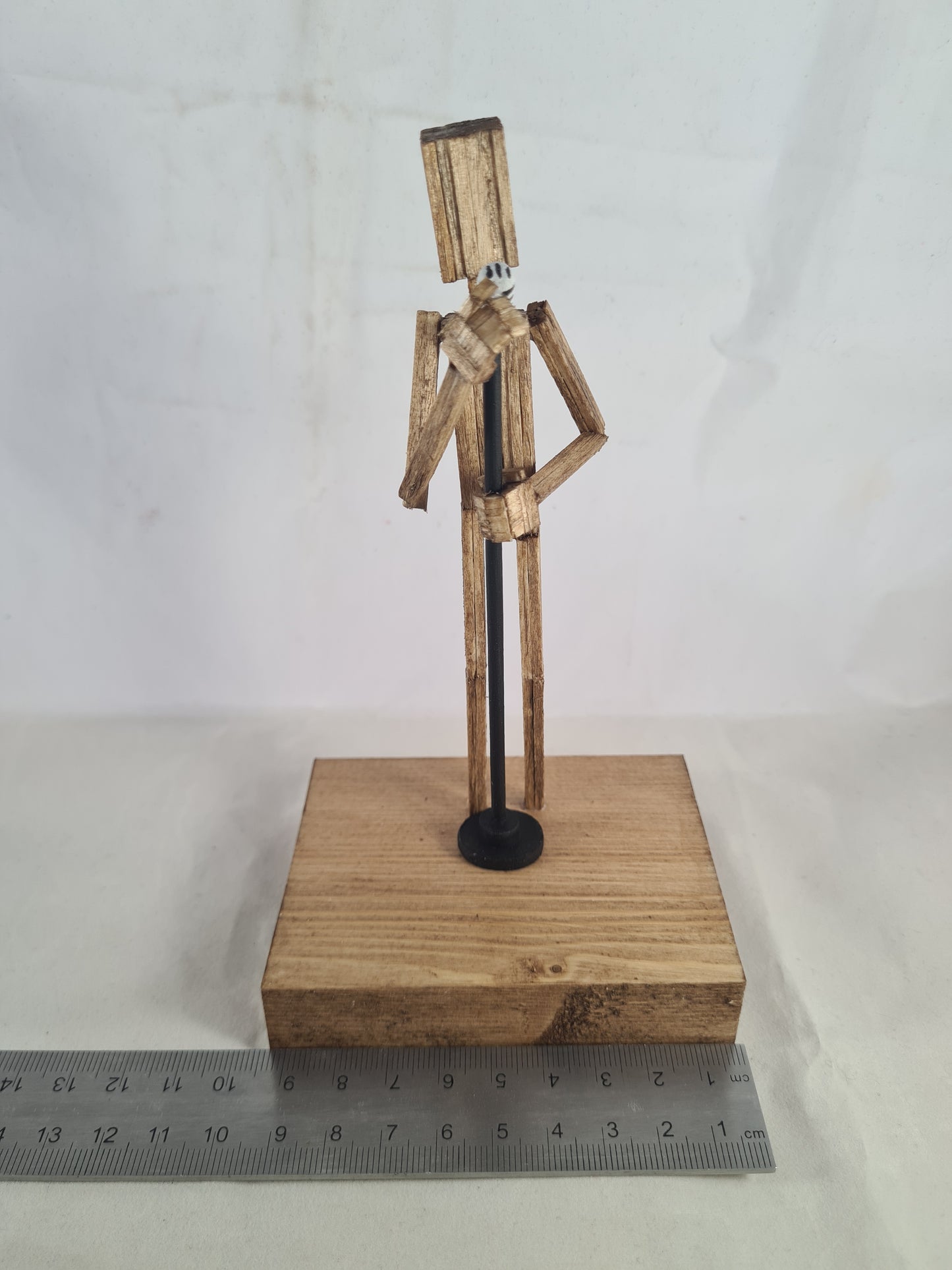 Tigman On The Mic! - Handcrafted Wooden Matchstick Figures - Gifts, Ornaments and Decor By Tiggidy Designs