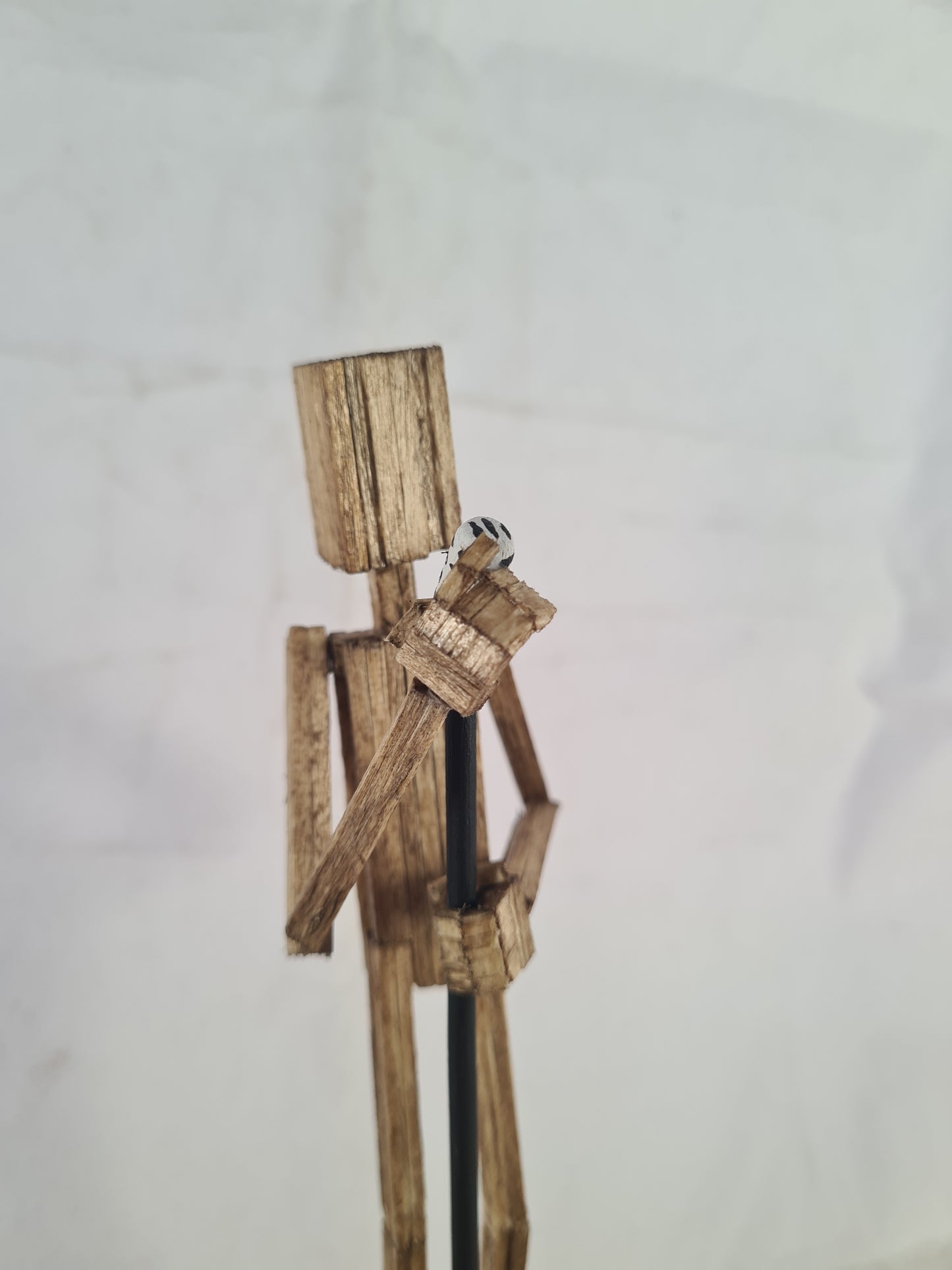 Tigman On The Mic! - Handcrafted Wooden Matchstick Figures - Gifts, Ornaments and Decor By Tiggidy Designs