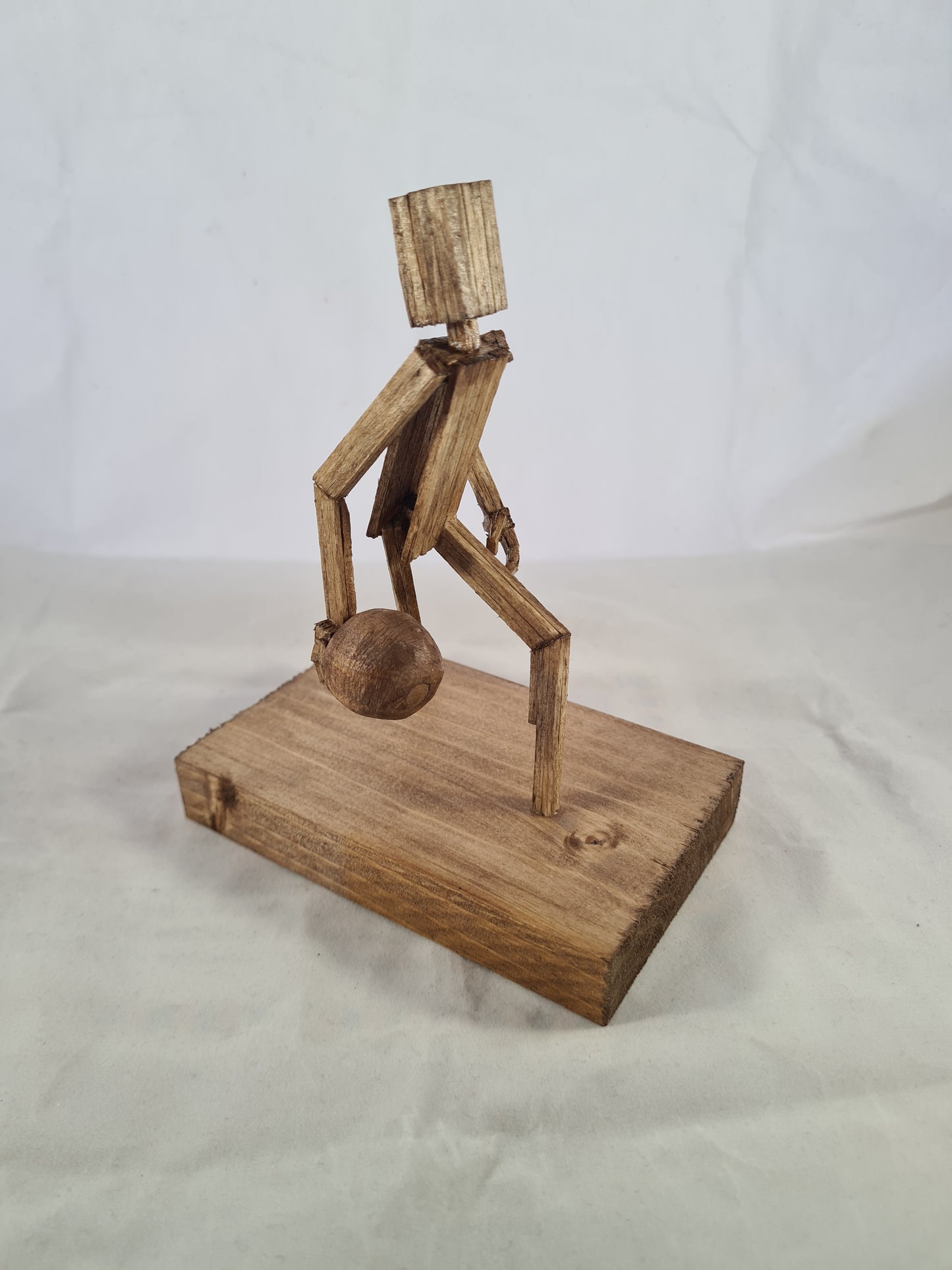 Bowler - Handcrafted Wooden Matchstick Figures - Gifts, Ornaments and Decor By Tiggidy Designs