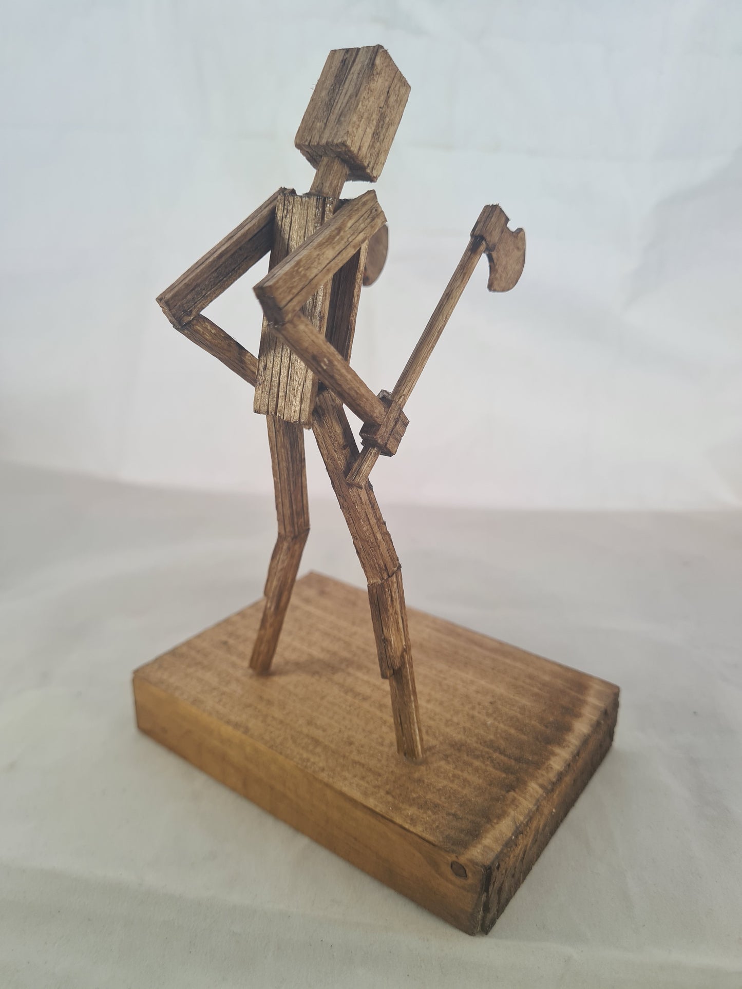 Let Me Axe You A Question - Handcrafted Wooden Matchstick Figures - Gifts, Ornaments and Decor By Tiggidy Designs