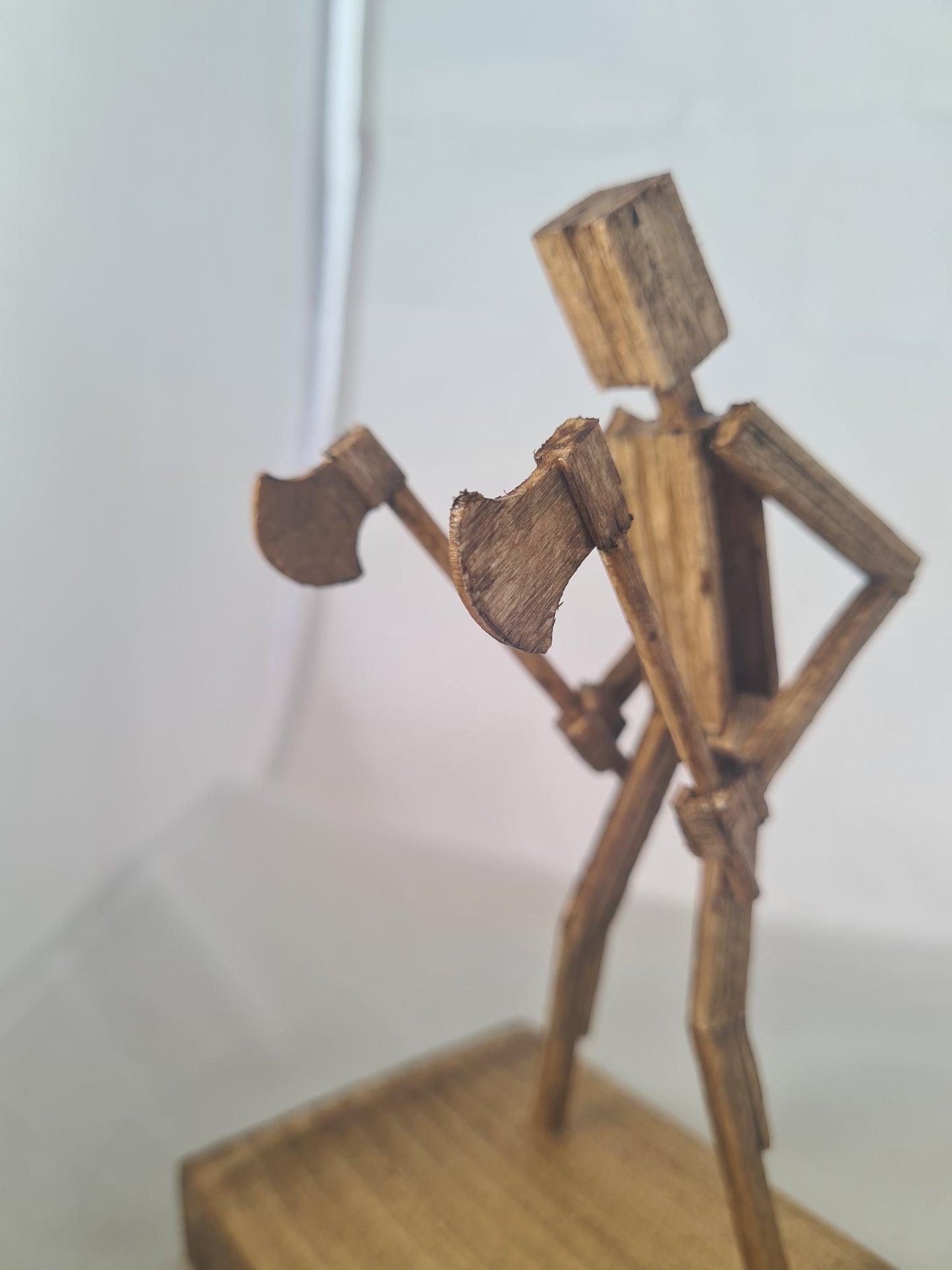 Let Me Axe You A Question - Handcrafted Wooden Matchstick Figures - Gifts, Ornaments and Decor By Tiggidy Designs