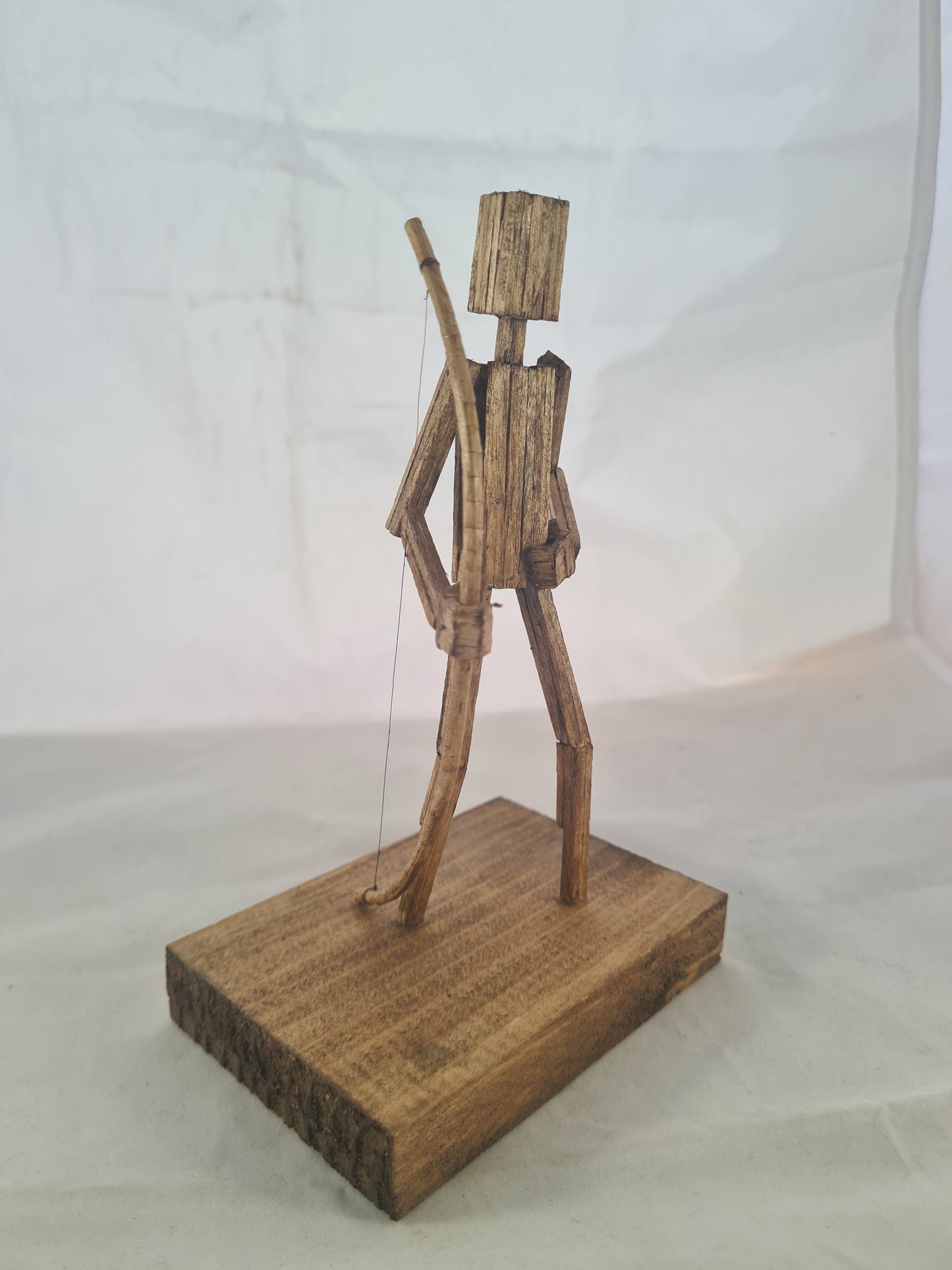 Archer  - Handcrafted Wooden Matchstick Figures - Gifts, Ornaments and Decor By Tiggidy Designs