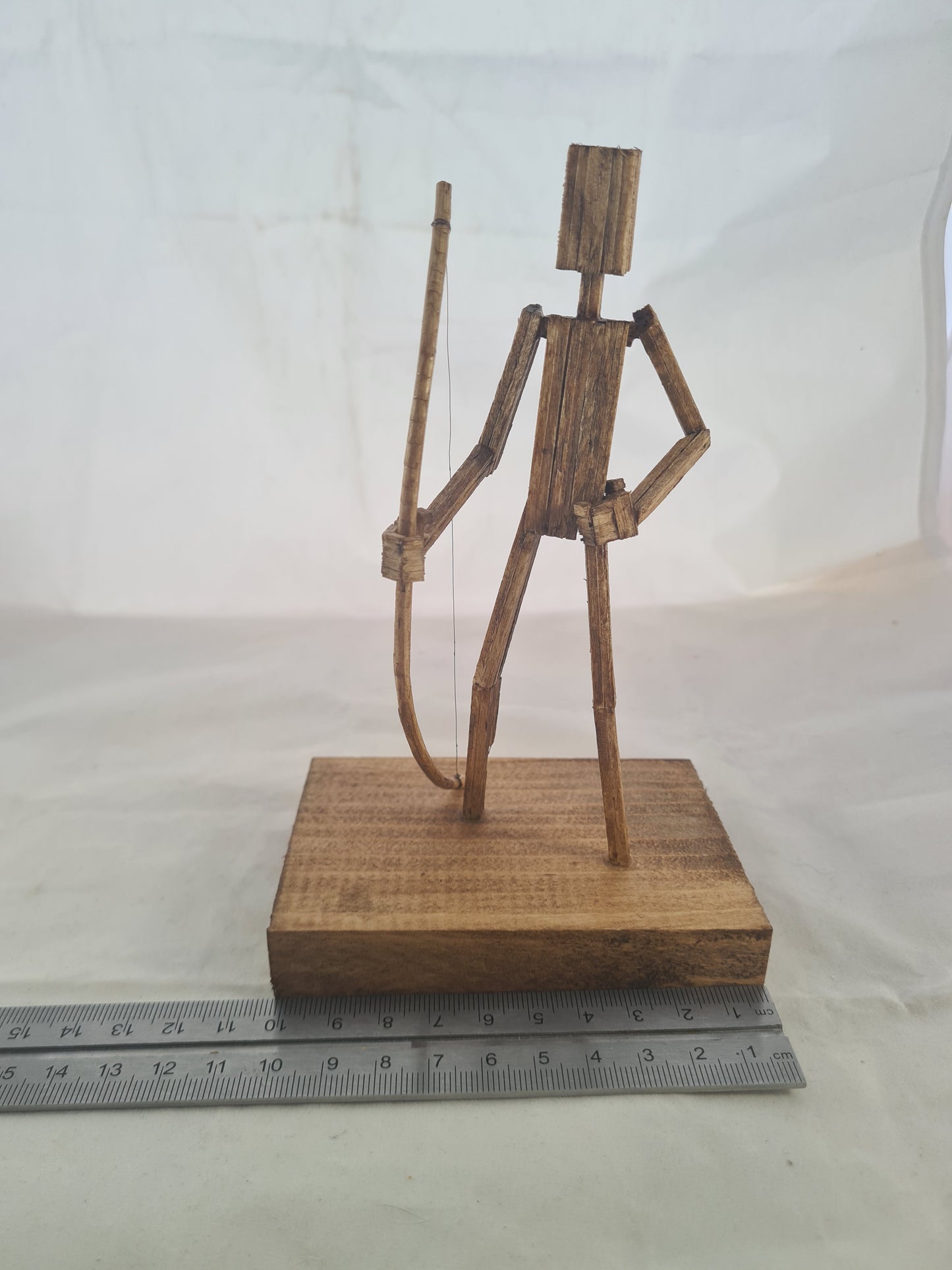 Archer  - Handcrafted Wooden Matchstick Figures - Gifts, Ornaments and Decor By Tiggidy Designs