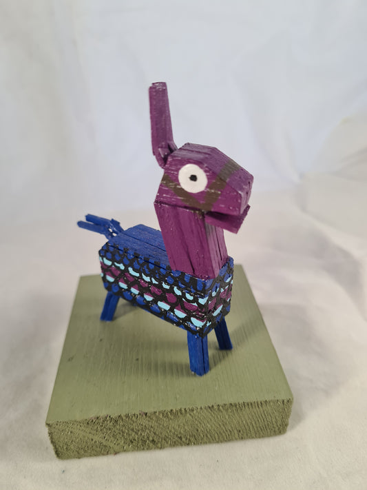 Loot Llama - Handcrafted Wooden Matchstick Figures - Gifts, Ornaments and Decor By Tiggidy Designs