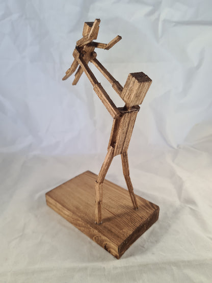 Flying Kid - Handcrafted Wooden Matchstick Figures - Gifts, Ornaments and Decor By Tiggidy Designs