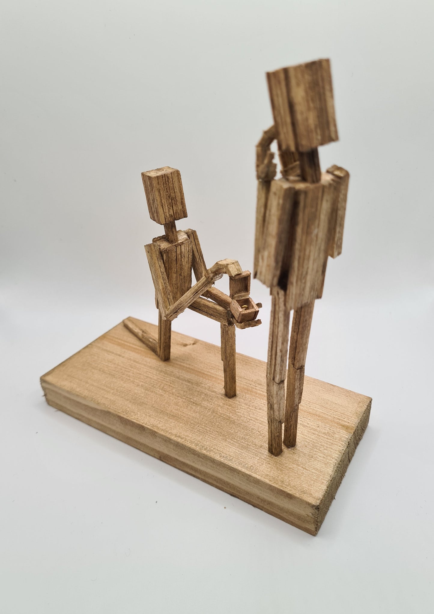 Proposal - Handcrafted Wooden Matchstick Figures - Gifts, Ornaments and Decor By Tiggidy Designs