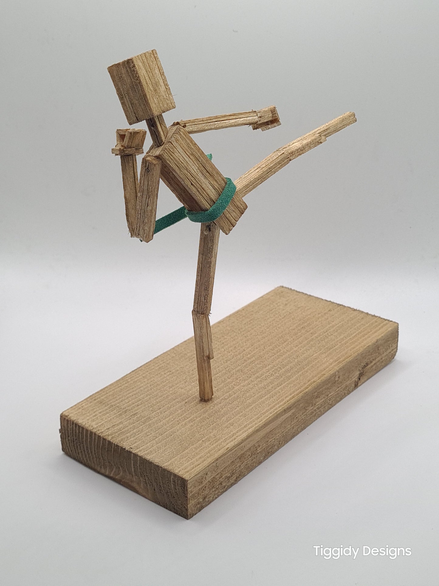 Side Kick - Handcrafted Wooden Matchstick Figures - Gifts, Ornaments and Decor By Tiggidy Designs