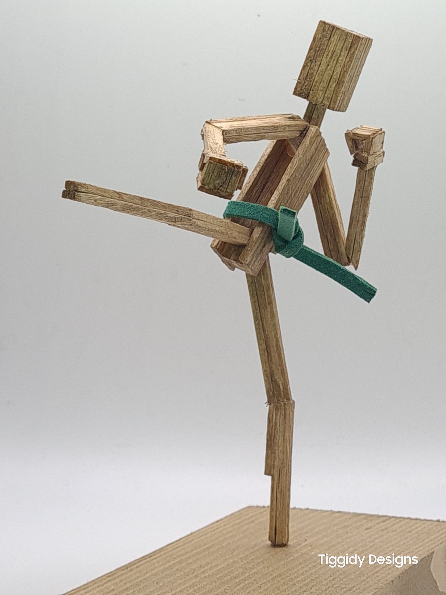 Side Kick - Handcrafted Wooden Matchstick Figures - Gifts, Ornaments and Decor By Tiggidy Designs