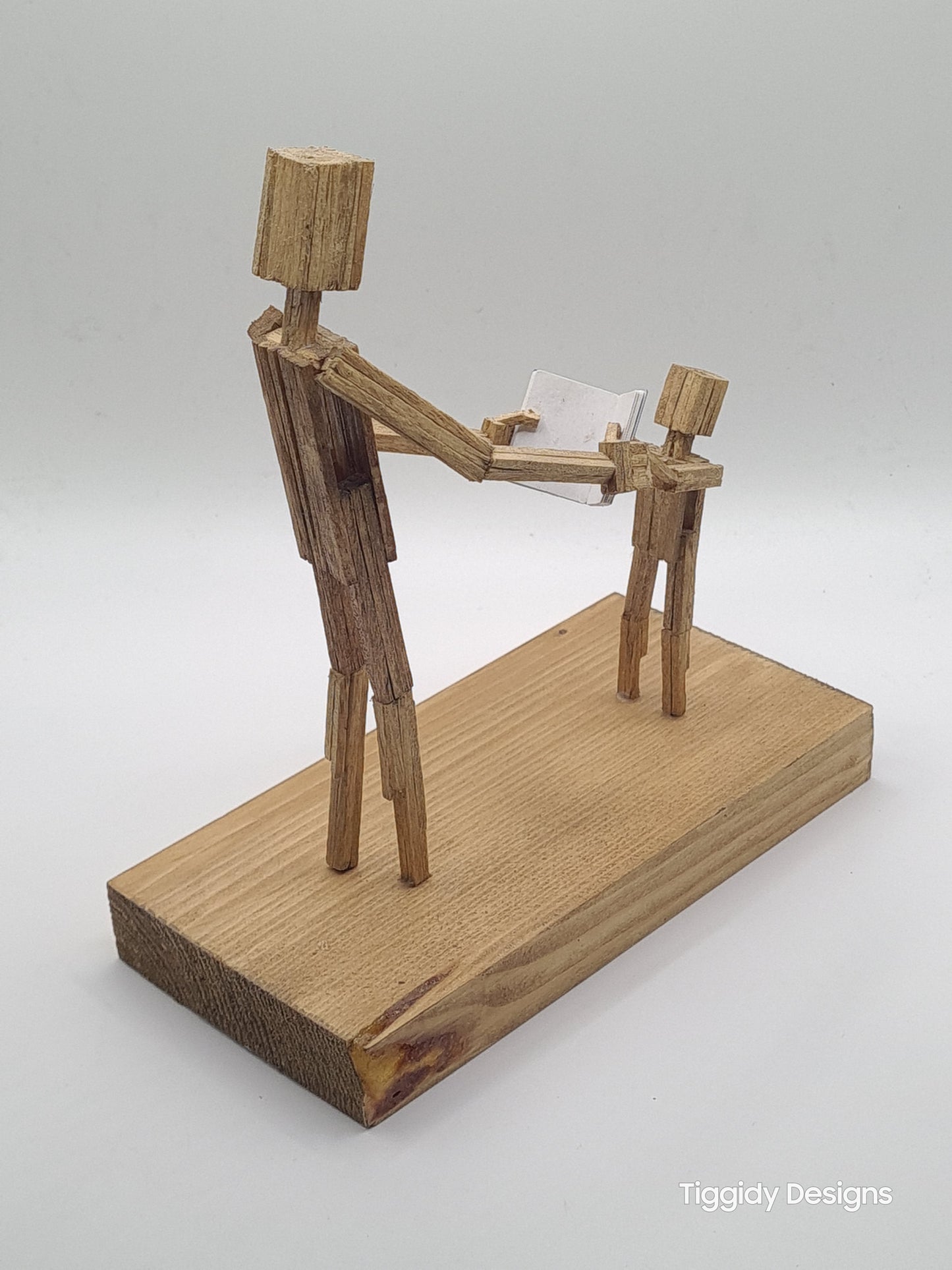 Look What I Did - Handcrafted Wooden Matchstick Figures - Gifts, Ornaments and Decor By Tiggidy Designs