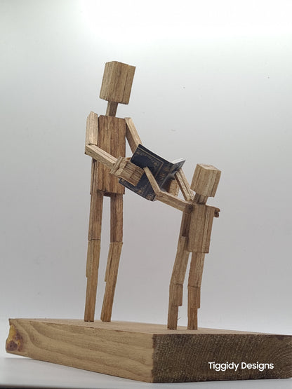 Look What I Did - Handcrafted Wooden Matchstick Figures - Gifts, Ornaments and Decor By Tiggidy Designs