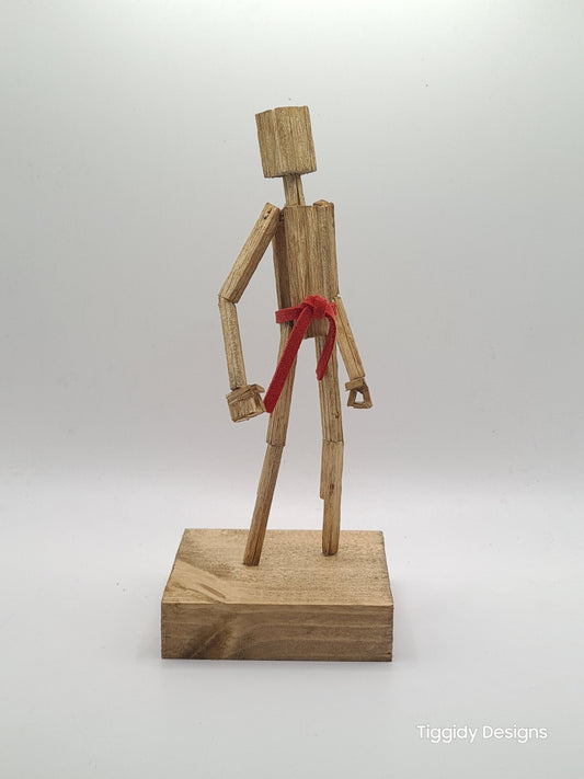 Say It With Your Chest - Handcrafted Wooden Matchstick Figures - Gifts, Ornaments and Decor By Tiggidy Designs