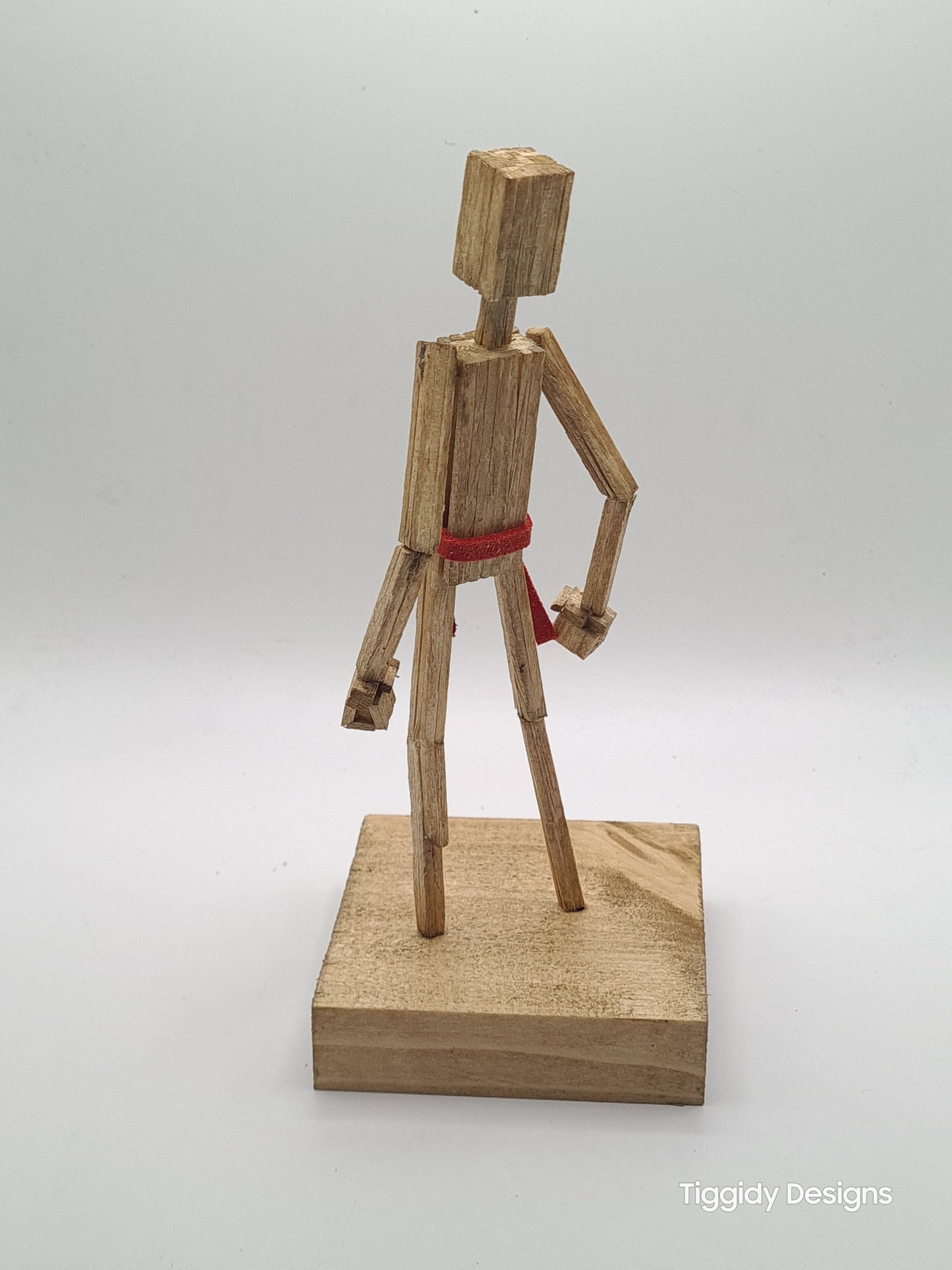 Say It With Your Chest - Handcrafted Wooden Matchstick Figures - Gifts, Ornaments and Decor By Tiggidy Designs