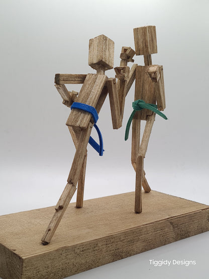 Time To Box - Handcrafted Wooden Matchstick Figures - Gifts, Ornaments and Decor By Tiggidy Designs