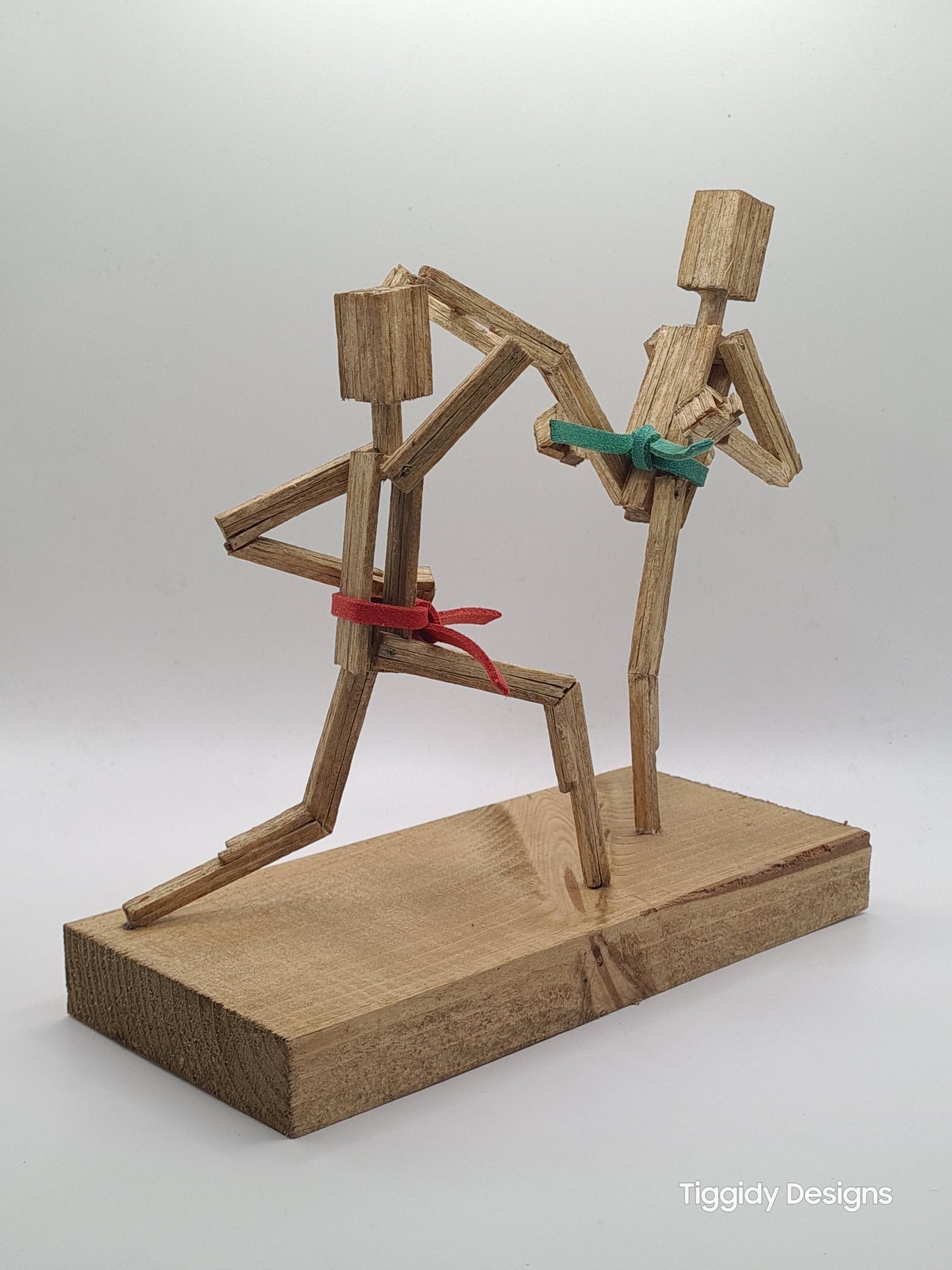 High Block - Handcrafted Wooden Matchstick Figures - Gifts, Ornaments and Decor By Tiggidy Designs