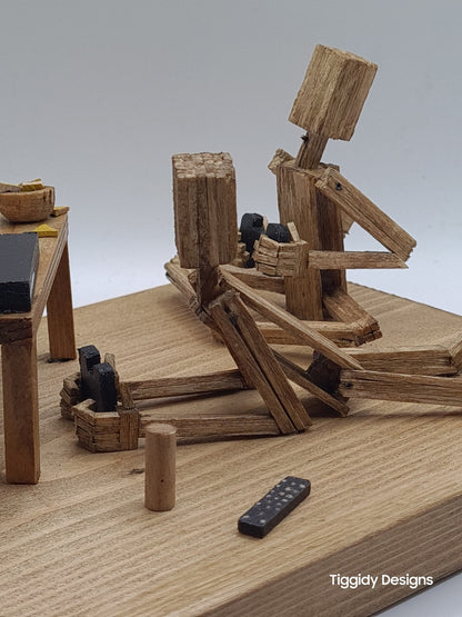 Floor Play - Handcrafted Wooden Matchstick Figures - Gifts, Ornaments and Decor By Tiggidy Designs