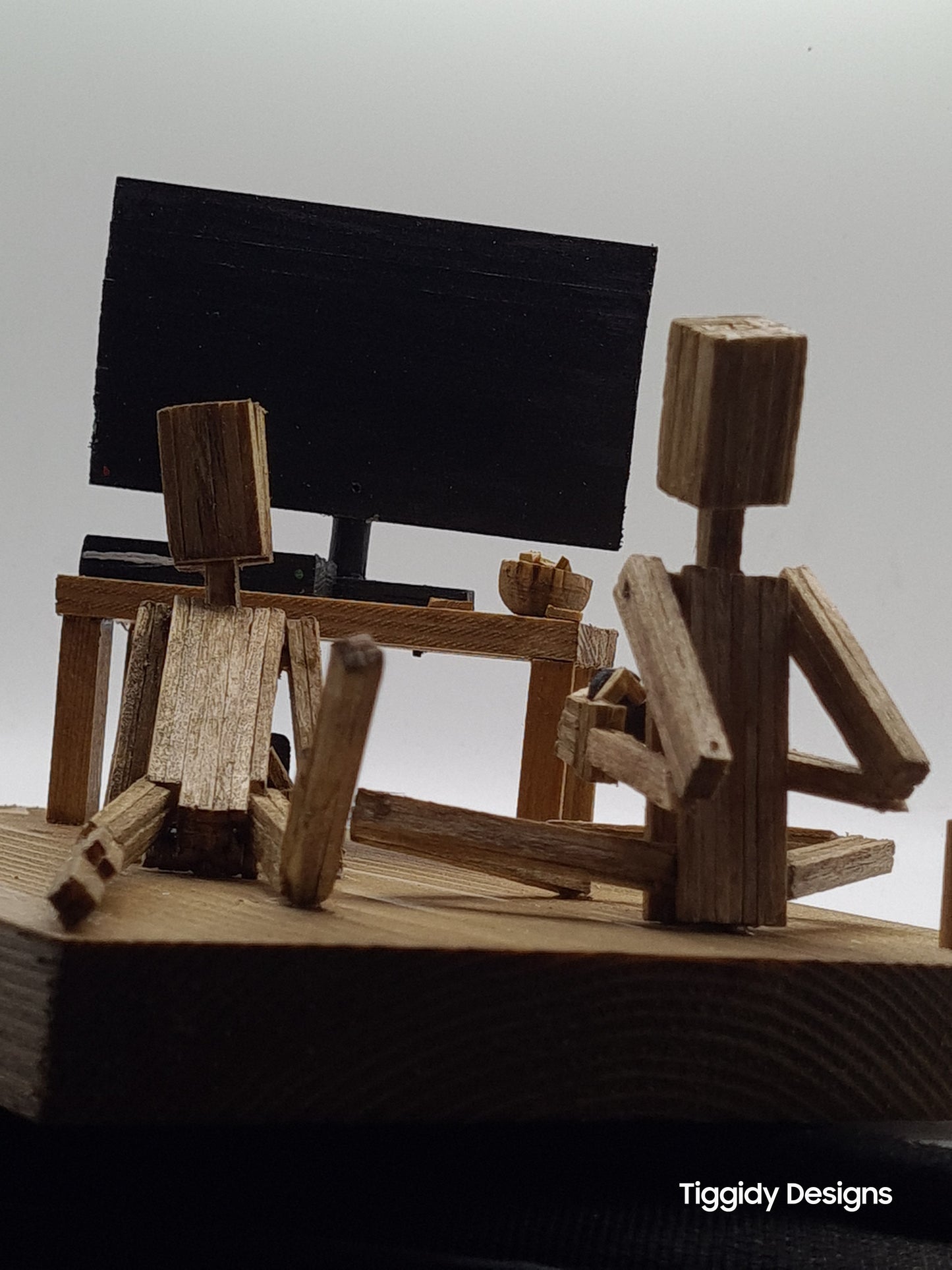 Floor Play - Handcrafted Wooden Matchstick Figures - Gifts, Ornaments and Decor By Tiggidy Designs