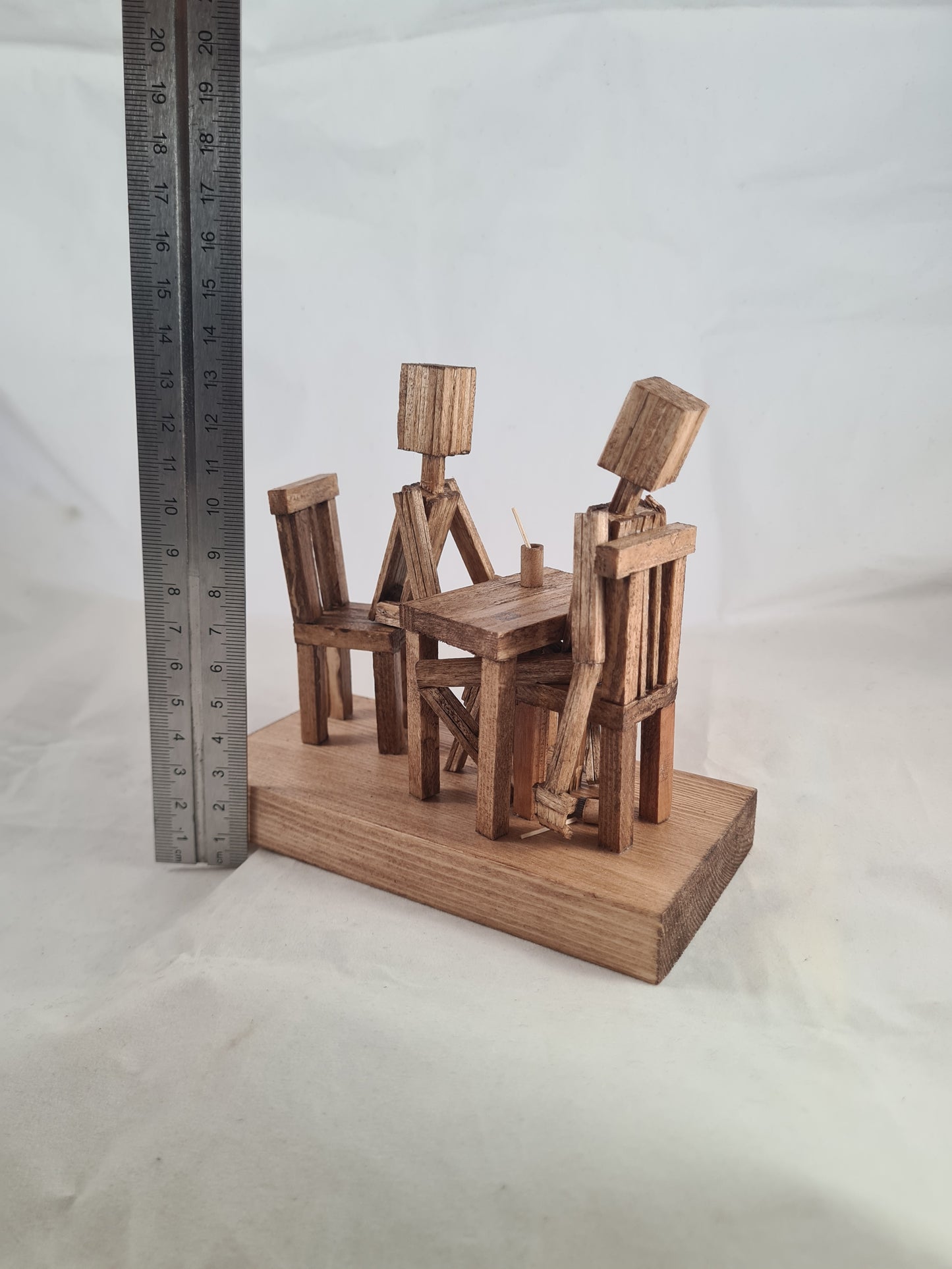 Sleight Of Hand - Handcrafted Wooden Matchstick Figures - Gifts, Ornaments and Decor By Tiggidy Designs