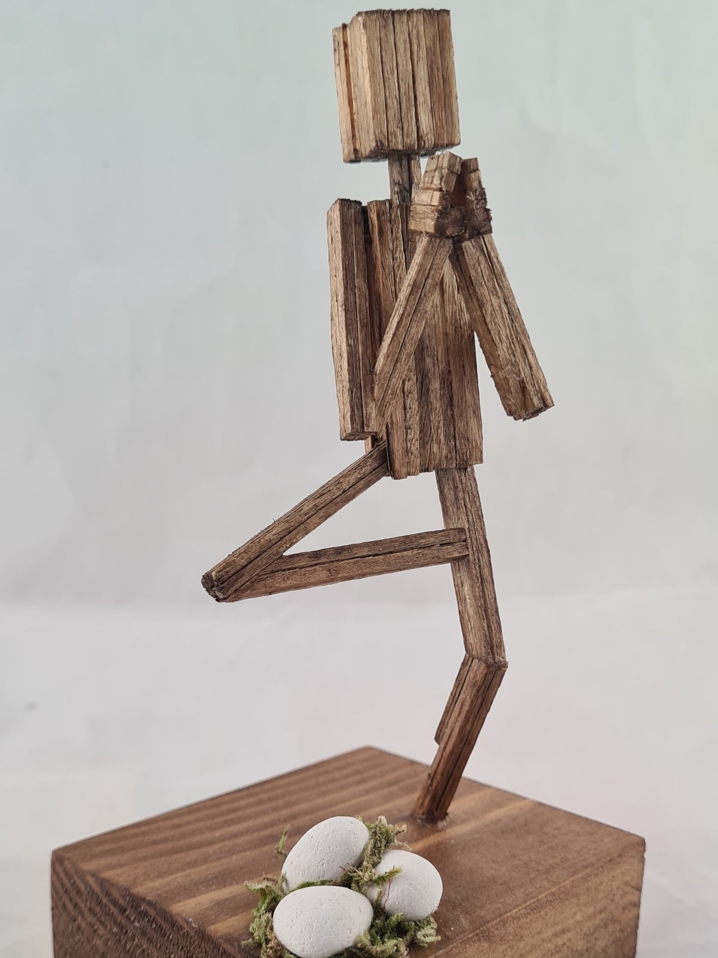 Tree Pose - Handcrafted Wooden Matchstick Figures - Gifts, Ornaments and Decor By Tiggidy Designs