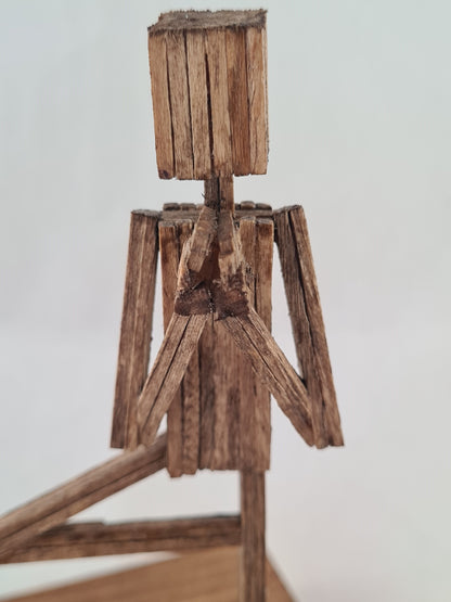 Tree Pose - Handcrafted Wooden Matchstick Figures - Gifts, Ornaments and Decor By Tiggidy Designs