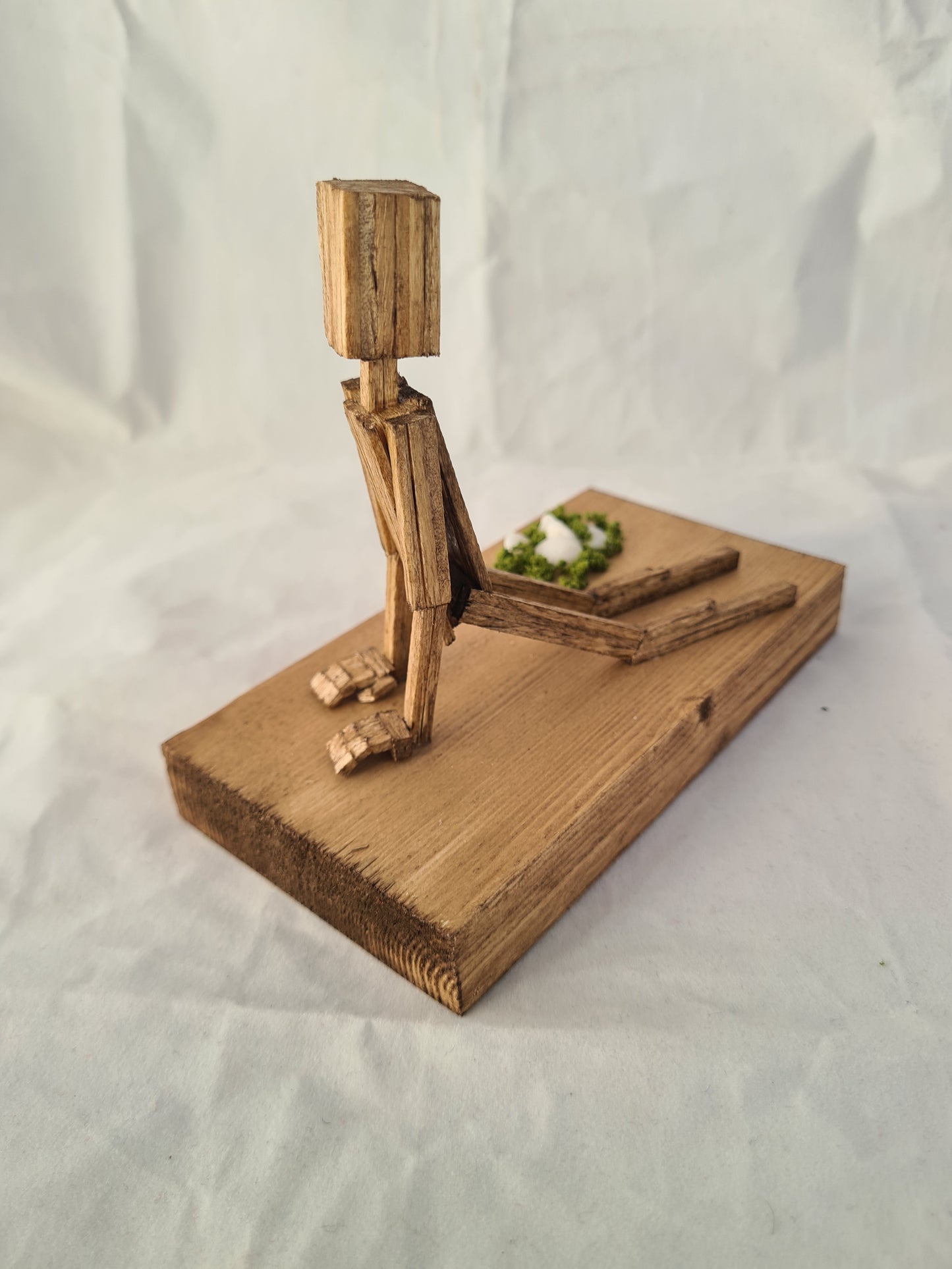 Cobra Pose - Handcrafted Wooden Matchstick Figures - Gifts, Ornaments and Decor By Tiggidy Designs