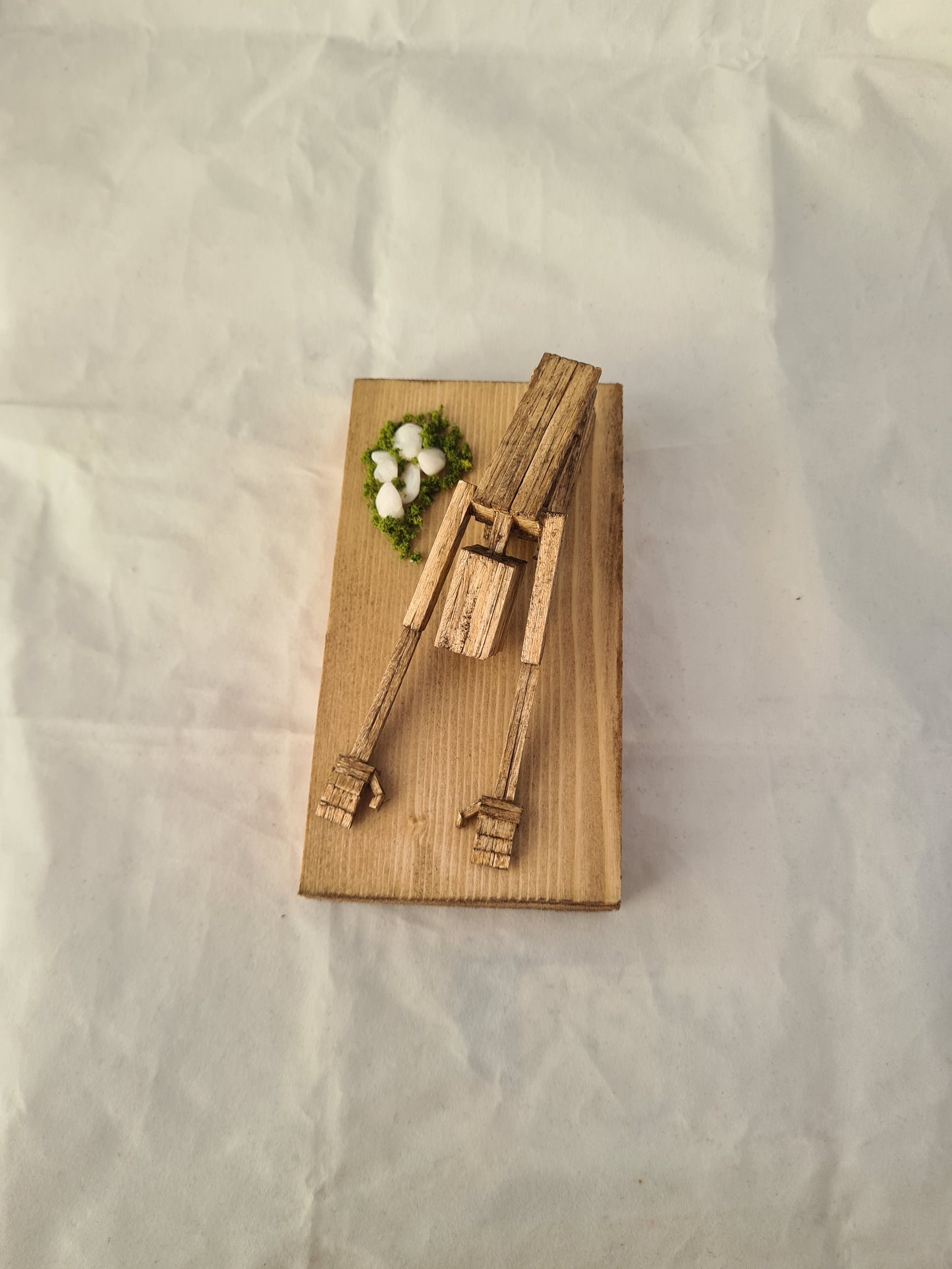 Childs Pose - Handcrafted Wooden Matchstick Figures - Gifts, Ornaments and Decor By Tiggidy Designs