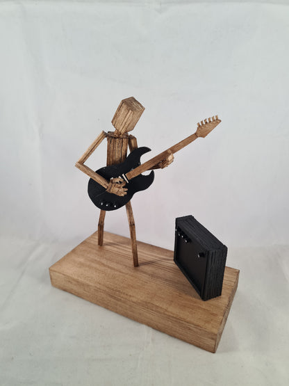 Ready To Rock! - Handcrafted Wooden Matchstick Figures - Gifts, Ornaments and Decor By Tiggidy Designs